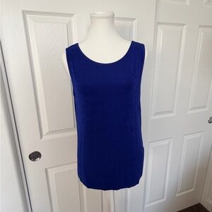 Chicos Royal Blue Travelers Tank - Sz 1